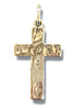 Nothing Much The Truth Hammered Cross Charm Pendant