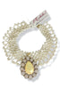 Made In The Deep South 1970s Agate Pendant 1960s Bib Necklace