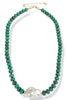 Make It Happen Green Beaded Necklace