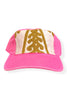 Kilim Baseball Hat - Hot Pink 59