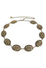 Hello Darlin Gold Oval Disc Chain Belt