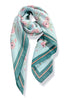 Savannah Blue Floral Print Scarf