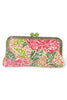 The Midi Lime Floral Mosaic Clutch Purse