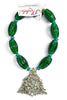 Made in the Deep South 1950s Weiss Brooch 1970s Glass Beads Necklace