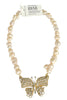 Made in the Deep South 1950s Brooch Baroque Pearl Necklace