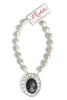Made In The Deep South 1940s Cameo Brooch Baroque Pearls Necklace