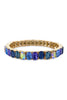 Forever and Always Blue Stretch Bracelet