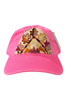 Kilim Baseball Hat - Hot Pink 16