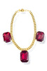 Yochi You're A Gem Red Necklace