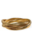 Don't Get It Twisted Gold Omega Twist Bracelet