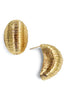 Sonnet Gold Half Hoop Earrings