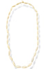 Next Move Ivory Bead Long Necklace