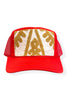 Kilim Trucker Hat - Red 339