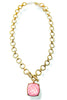 Courtney Light Pink Statement Necklace
