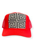 Kilim Trucker Hat - Red 333