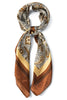 Best of Me Brown and Beige Square Scarf