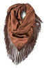 Libby Chocolate Brown Square Scarf