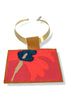 Kilim Suzani Red Fabric Choker Necklace 7