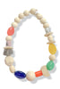 Next To Come Multi Wood & Acrylic Bead Necklace