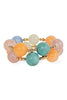 Gather For More Multi Marble Ball Bracelet Set