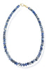 Virtue Down To Earth Blue Marble Rondelle Bead Necklace