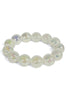Trust In You White Holographic Beaded Stretch Bracelet