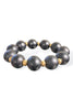 Hard To Leave You Black Wood Stretch Bracelet