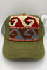 Kilim Trucker Hat - Olive 27