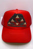 Kilim Trucker Hat - Red 93