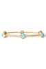 Milano Luxe Bangle - Iridescent Capri Blue | Julie Vos - FINAL SALE