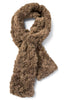 Sable Soft Brown Fur Scarf