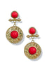 Take It Or Leave It Red Dangle Earring