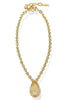 TOVA Melinda Verde Linen Ignite Necklace