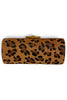 Lenny Leopard Clutch Bag