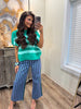 Cassie Green & Mint Sleeveless Sweater