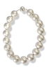 Linny Worn Silver Beaded Necklace