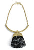 Always On My Mind Gold and Black Statement Necklace