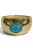 Plato Blue Chunky Hinge Bracelet