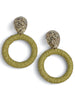 Show Me The Way Olive Teardrop Earrings