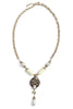In The Garden Multi Teardrop Vintage Pendant Necklace