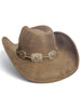 Oakley Dark Brown and Gold Cowboy Hat