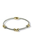 Perfect Touch Twotone Cable Bangle Bracelet