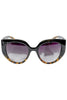 Catherine Black and Tortoise Cat Eye Frame Sunglasses