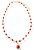 Guide Me There Red Crystal Necklace