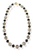TWT® Margret Black Diamond Glass Stone Magnetic Necklace