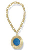 Virtue The Suzanne Ocean Gemstone Disc Necklace