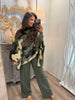 Can't See You Olive Camouflage Poncho