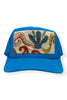 Kilim Trucker Hat - Electric Blue 32