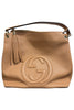 Gucci GG 2 Way Leather Shoulder Crossbody Beige
