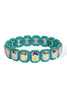 Taken Back Turquoise Abalone Stretch Bracelet